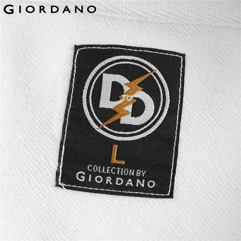 Толстовка Giordano Мужская Светоотражающая худи с графическим принтом карман-карго