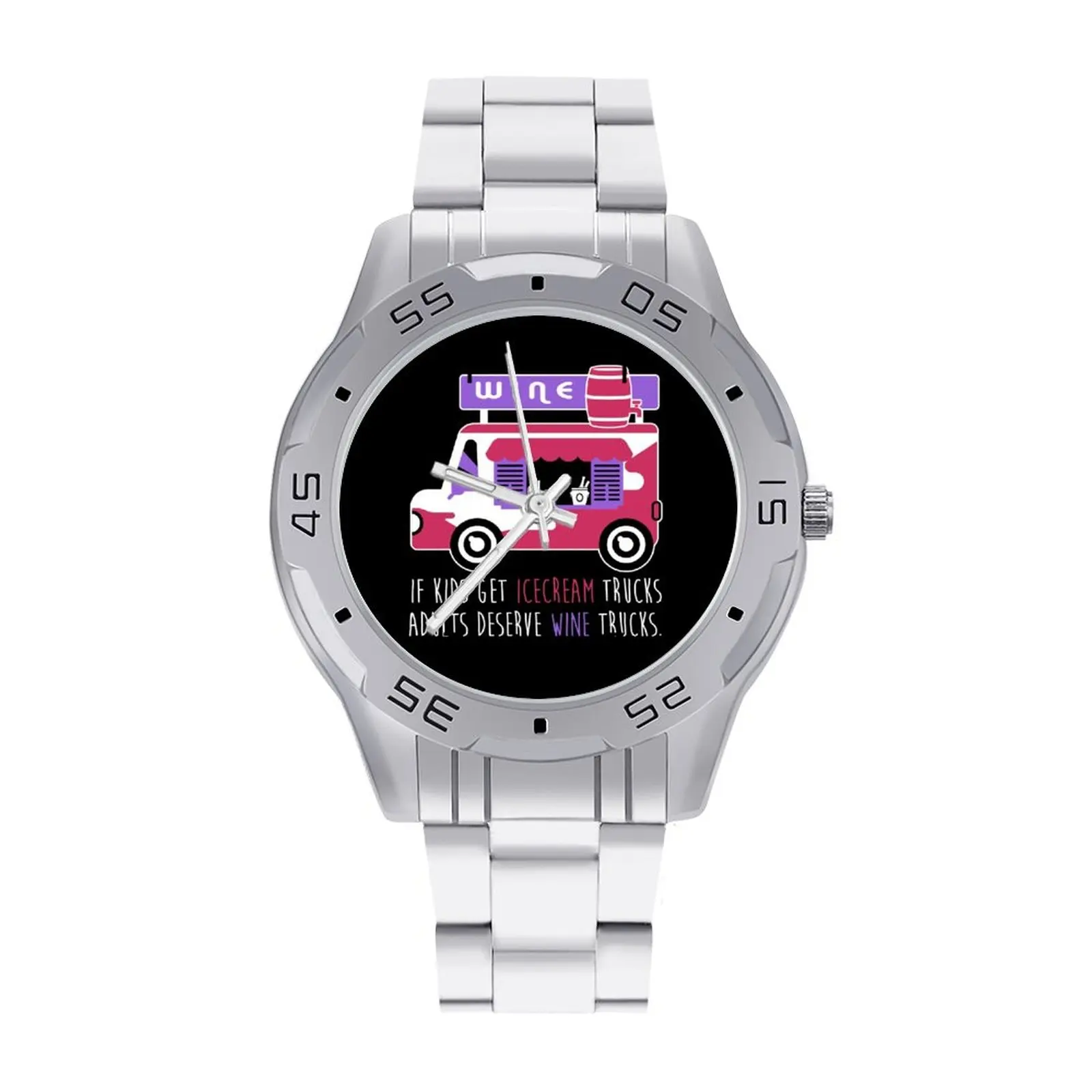 

Ice Cream Quartz Watch Wideband Retro Wrist Watch Stainless Woman Outdoor Photo Wristwatch