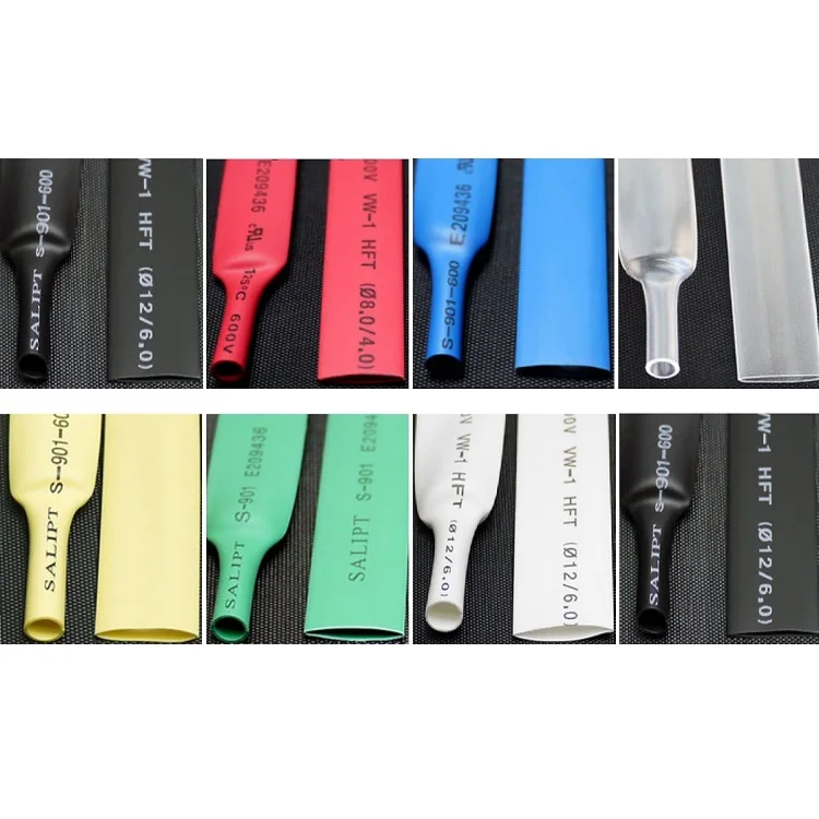 

Dia 15mm (Width 25mm) Heat Shrink Tube 2:1 Polyolefin Thermal Cable Sleeve Insulated Wire Protector Wrap DIY Connector Repair