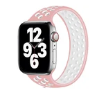 Ремешок для Apple Watch 6 Band 40 мм 44 мм, эластичный силиконовый браслет для iWatch Series 456SE, Apple watch band 42 мм 38 мм