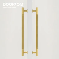 Дверная ручка Dooroom Полоска матовая золотая