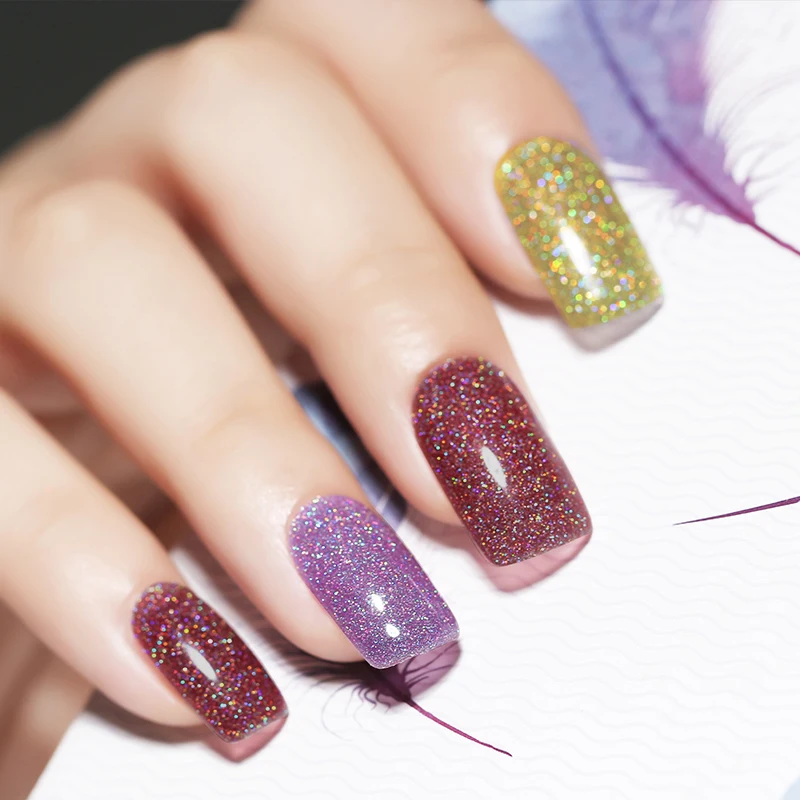 Маникюрный Гель лак NEE JOLIE 8 мл Цветной СВЕТОДИОДНЫЙ УФ удаляемый от геля