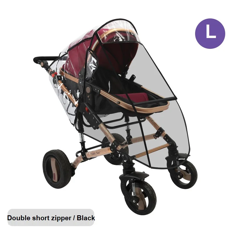 Universal Baby Stroller Accessories Rain Cover and Waterproof Stroller Cover Snow Protection Winter Accessories for Stroller - Цвет: As the picture