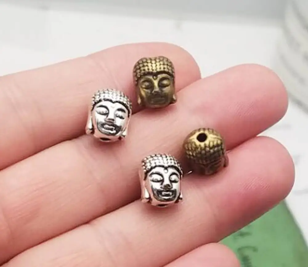 

15pcs/lot--11x9x7mm, Antique bronze/silver plated Buddha charms,DIY supplies,Jewelry accessories