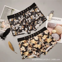 new fashion printing underpants mens sexy boxer low waist comfortable boxer hot male retro panties mens boxers briefs