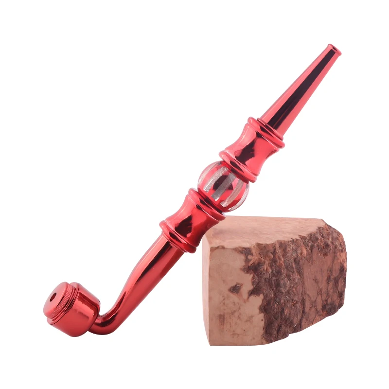

1PC Random Color Metal Alloy Smoking Herb Pipe Detachable Tobacco Pipe Colorful Smoking Tobacco Pipe Smoking Accessories