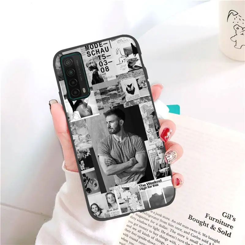 Chris Evans Phone Case For Huawei Honor 8X 9 Lite View 10 Life 10i 20i For Mate 20 30 Lite 40 Pro Black Cover images - 6
