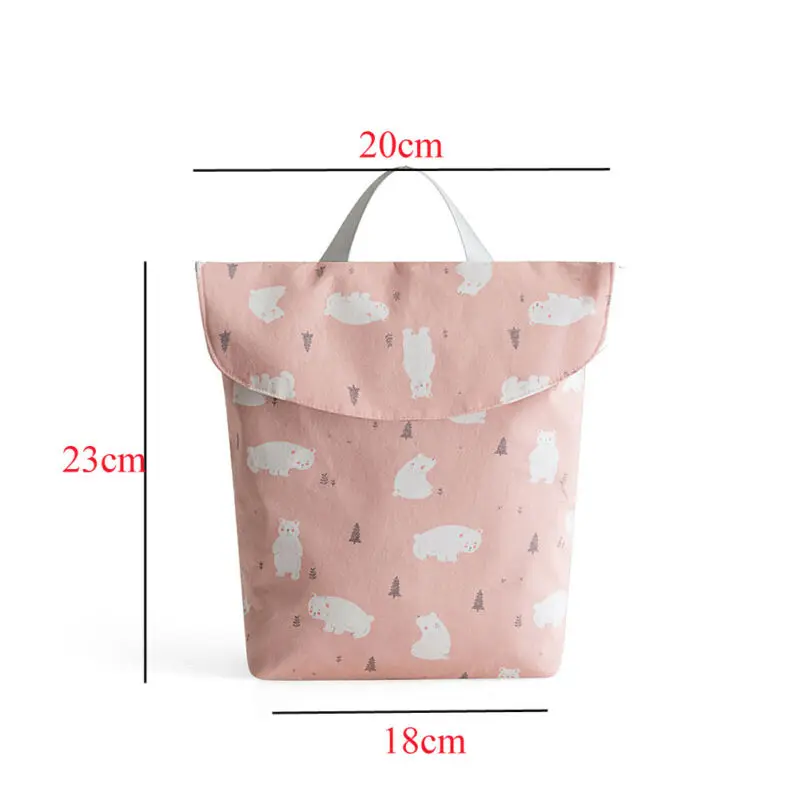 

New Diapering Toilet Training Packages Mini Waterproof Wet Dry Bag for Baby Infant Cloth Diaper Nappy Pouch Reusable
