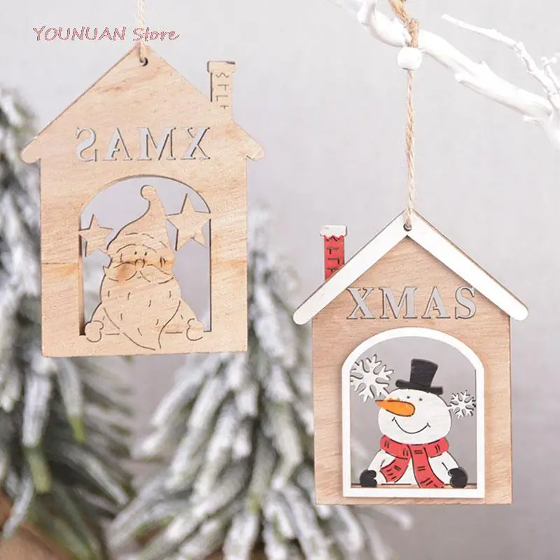 

Christmas Decorations Wooden Pendant Christmas Tree Christmas Pendant