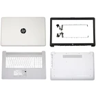 Новый оригинальный ноутбукзадняя крышка ЖК-дисплеяПередняя панель ЖК-дисплеяверхний чехол для рукЧехол BottmПетли для HP павилона 17-BY 17-CA белый
