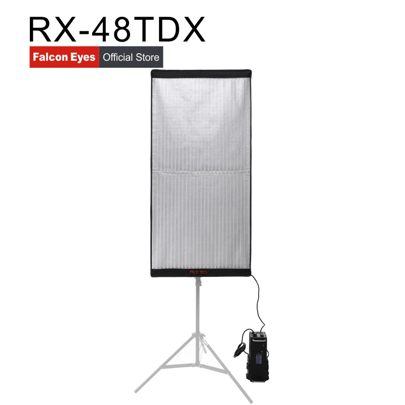 Falcon Eyes 4x2ft 300W LED Fotografia Camera Flexible Light Waterproof Continuous For Dslr Video Lighting Studio Photo RX-48TDX |