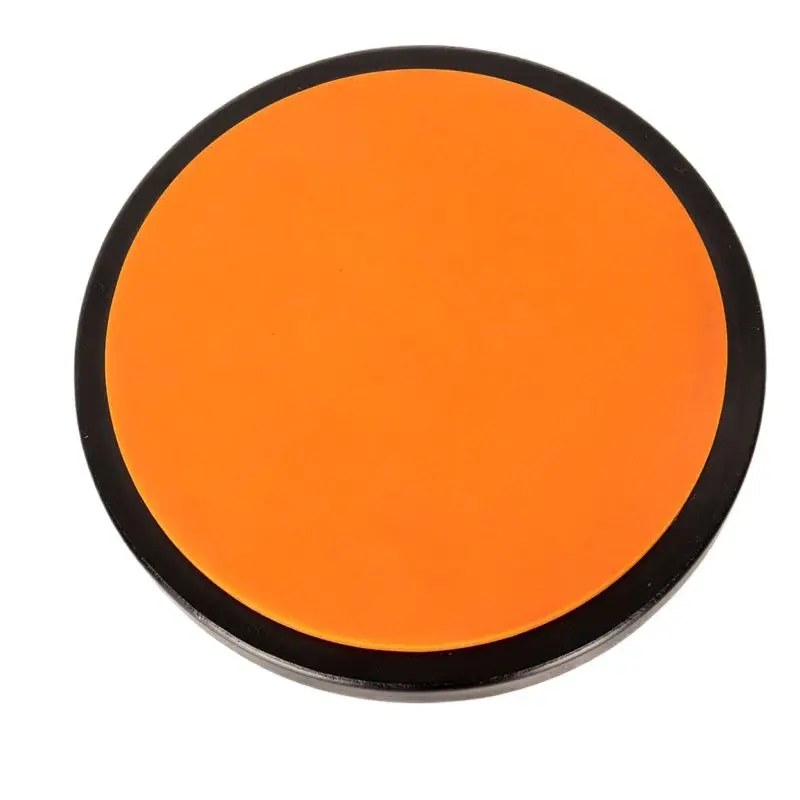 

6 Inch Rubber Dumb Drum Orange Natural Rubber Drumhead