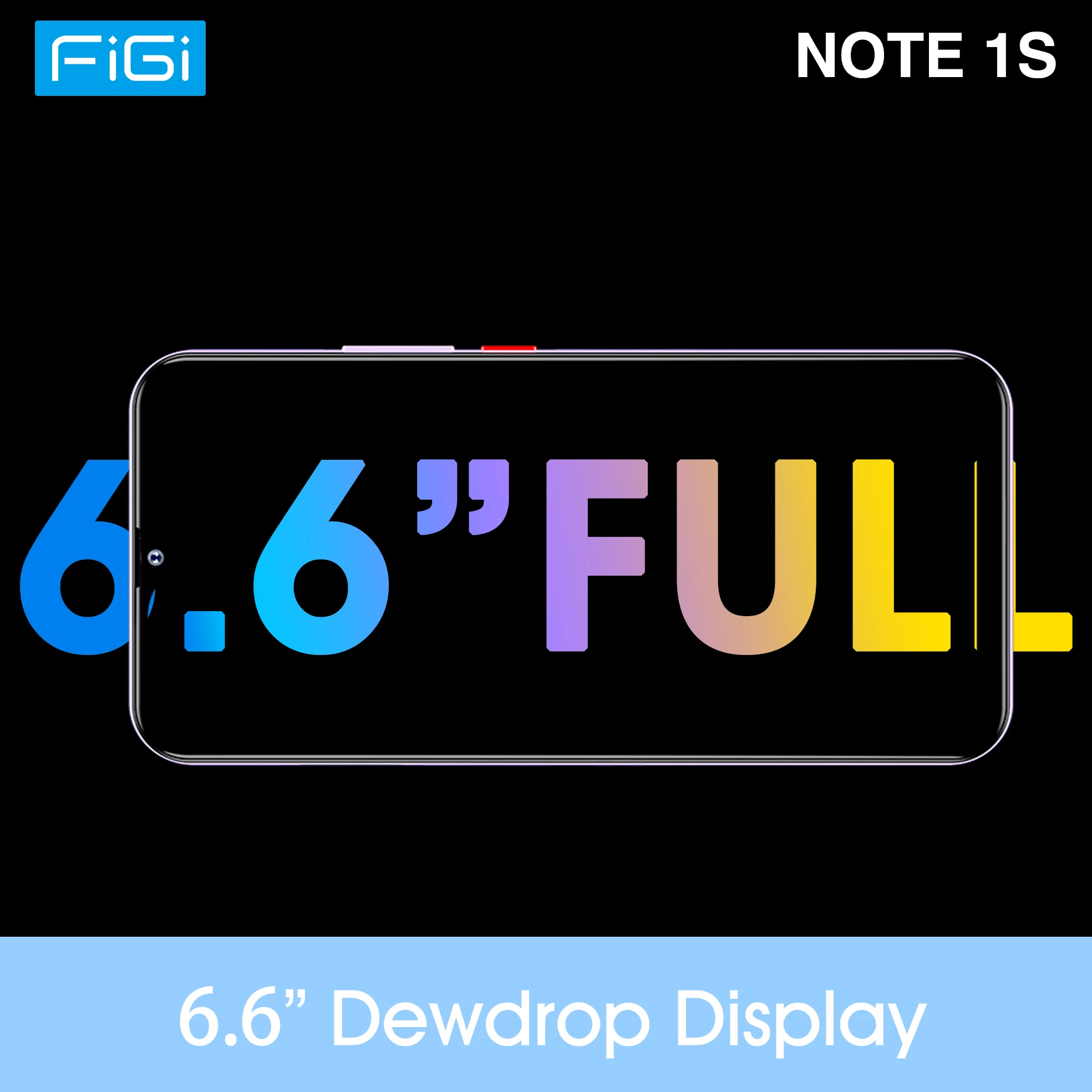 [World Premiere]FIGI NOTE1S Cellphones Android 11 Smartphone 6.6