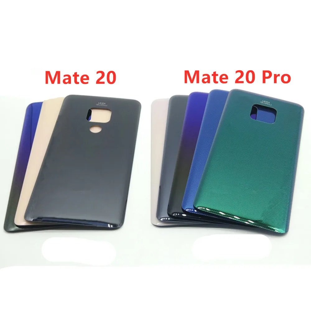 Крышка батарейного отсека для Huawei Mate 20 Lite стеклянная панель задняя крышка