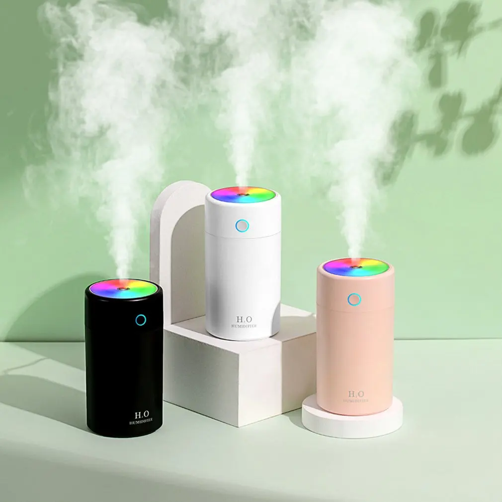 

Mini LED Humidifier Colorful Car Household Humidifier Car Air Purifier Desktop Cup Shaped Humidifier Portable USB Humidifier