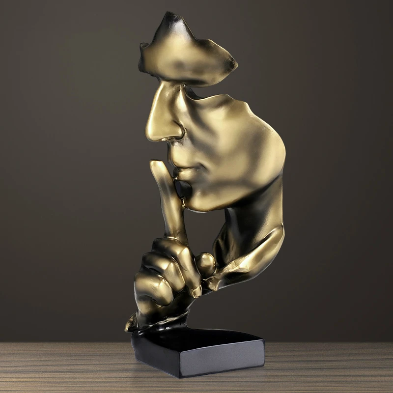 

European Resin Statue Home Decoration Accessories Abstract Characters Sculptures Desktop Ornaments Modern Art Creative Figurines
