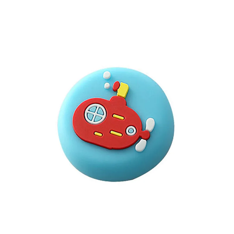 

2Pcs Cartoon Rubber Door Cushion Pad Baby Safety Guards Anti-collision Cute Rubber Fender Handle Door Lock Protective Finger