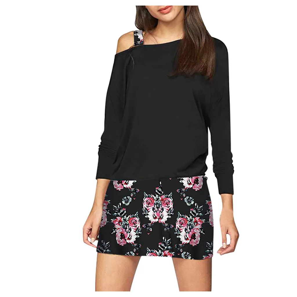 Для женщин костюм 2 шт./компл. модные женские туфли рубашка с длинными рукавами