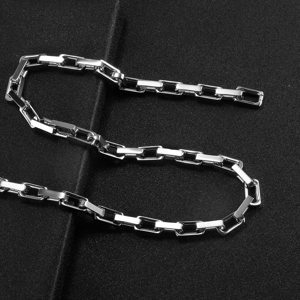 Новинка ожерелья из бамбука в стиле панк-рок браслеты нержавеющей стали хип-хоп