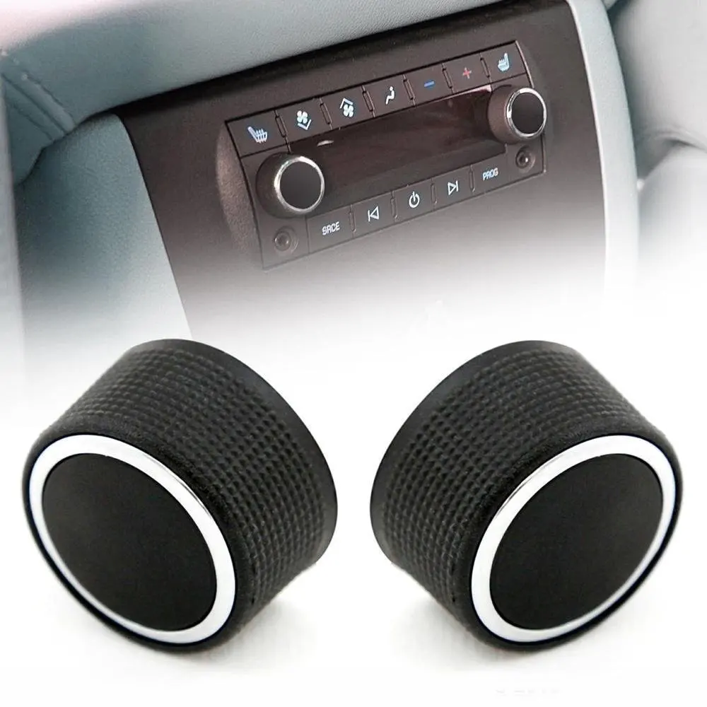 Задняя ручка регулировки громкости радио 2 шт. для GM 07-2013 Chevy Tahoe Chevrolet Silverado GMC Sierra