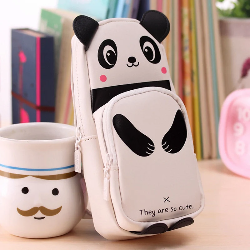 

Cute Panda Rabbit Large Capacity Pen Pencil Case Pen Box School Stationery Cosmetic Bag