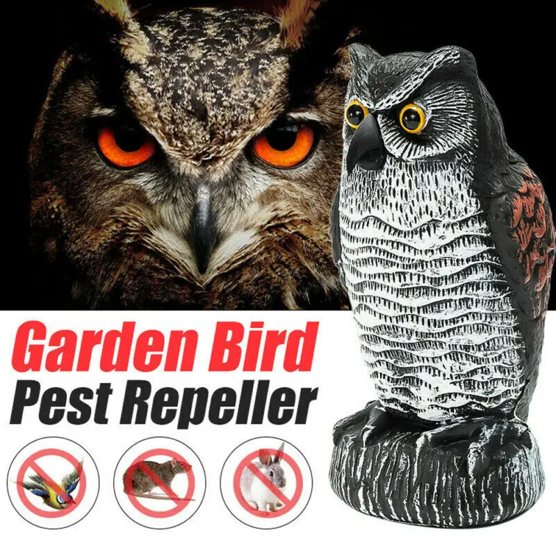 Реалистичный поддельный Сокол сова ястреб охотничий приманка Отпугиватель