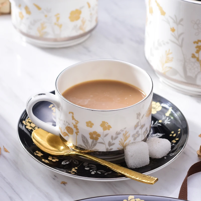 Роскошная круглая обеденная тарелка с цветочным рисунком в виде китайской кости