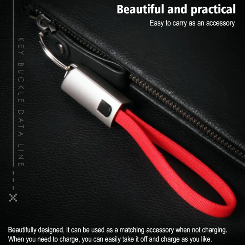 Многофункциональный usb кабель для iPhone/Type C/Micro USB зарядный аксессуар ключей