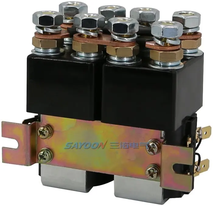 SAYOON CZWJ100A-2T DC6V 12v 24V 36V 48V 60V 72V 100A контактор используется для электрических