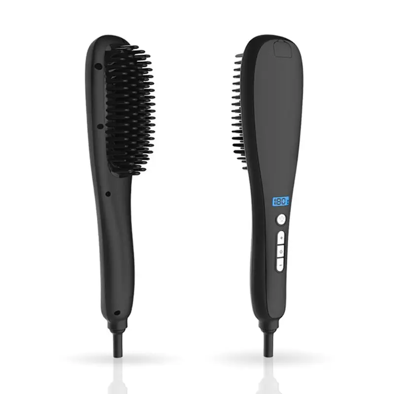 

Hair Straightener Brush Straight Electric Hair Comb Spray Hair Straightener/Curler Ladies Wet & Dry Hair Care Styling
