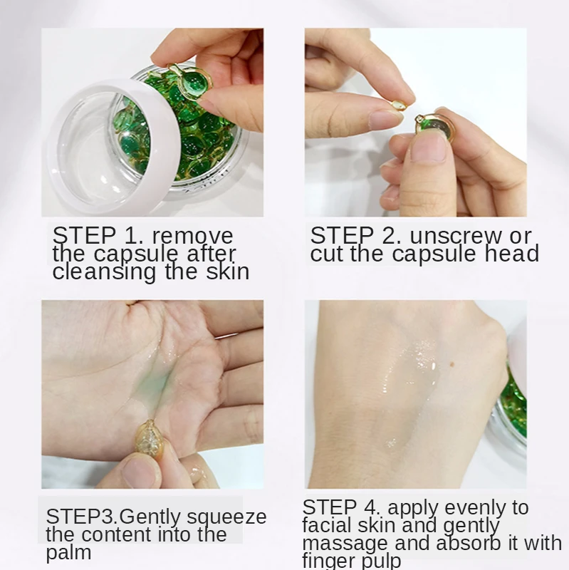 

28Pcs/Bottles Ceramide Repair Face Serum Capsule Essence Shrink Pores Facial Serum Anti-wrinkle Moisturizing Whitening Skin Care