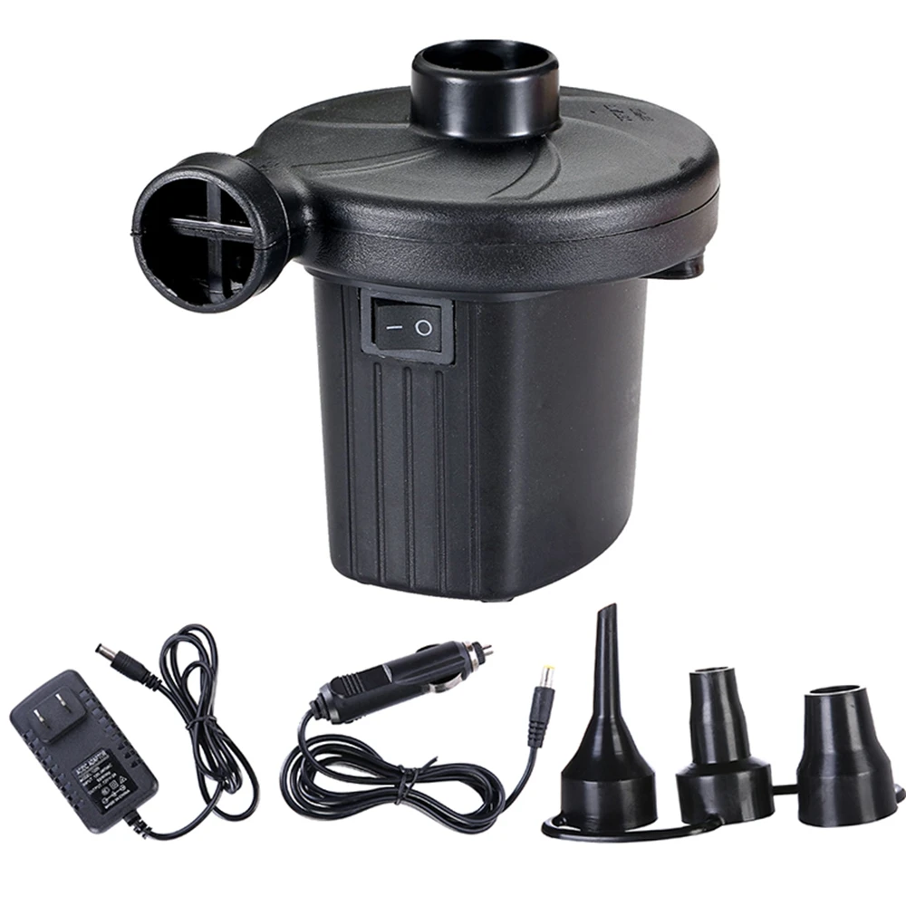 

Портативный электрический воздушный насос 12 В, компрессор, воздуходувка для автомобиля, кемпинга, спасательный круг, подушка для лодки, для ...