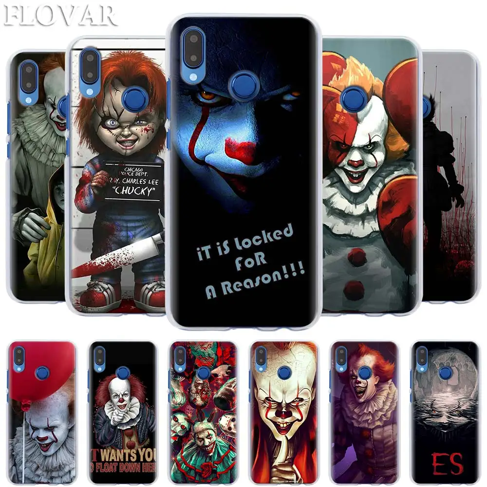 Джокера клоун ужас телефонные чехлы для Huawei Y5p Y6p Y7p Y8s Y8p Y5 Y6 Y7 Y9 Honor 8A 9A 9S 9C 10i жесткий