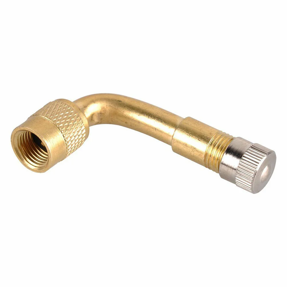 

6pcs/set Wear Resistant Motorcycle Extension Copper Easy Use Truck Accessories 45 90 135 Degree Stem Extender Car Tyre