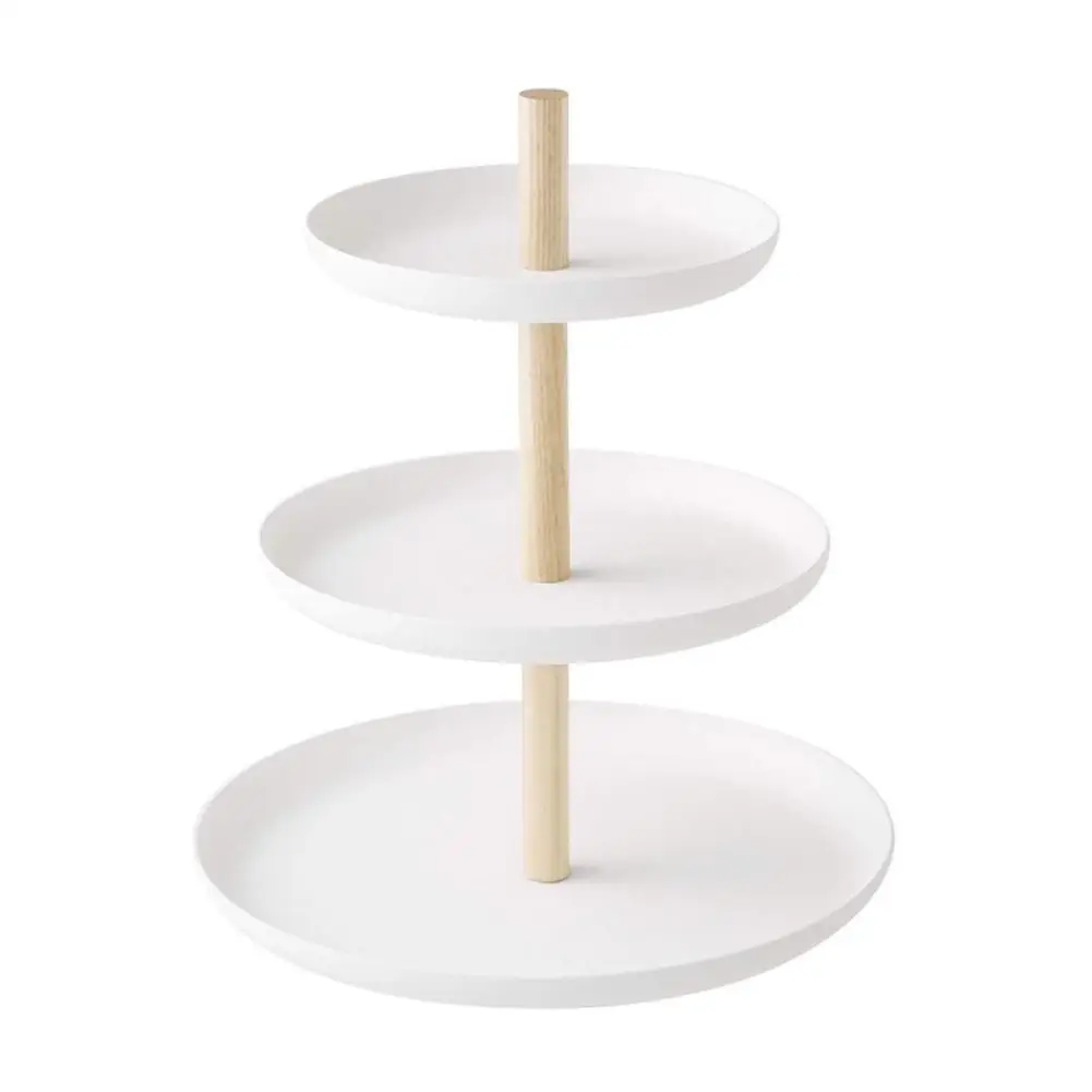 3 уровневые подносы для торта декоративные пластиковые закусок компактные