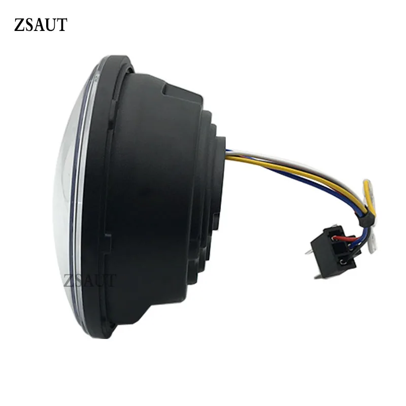 5-3/4 &quot5 75 дюймов светодиодные фары DRL с корпусом ведро для Yamaha V-Star XVS 650 950 1100 Honda Custom
