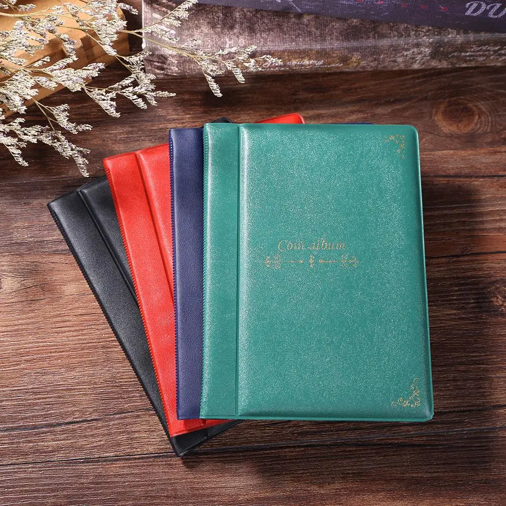 Альбом для монет коллекционный из пвх 120 карманов мини пенни сумка хранения