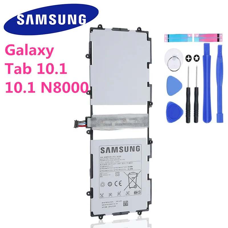 Оригинальный аккумулятор Samsung для планшета Galaxy Tab 10 1 S2 N8020 GTN8013 P7510 P7500 P5110 P5100 N8000 N8010