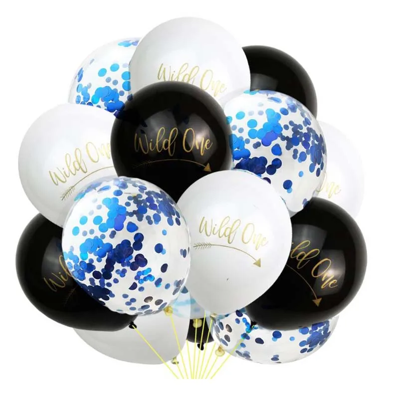 Twins 15 шт. дикие латексные воздушные шары украшение для 1-го дня рождения ребенка
