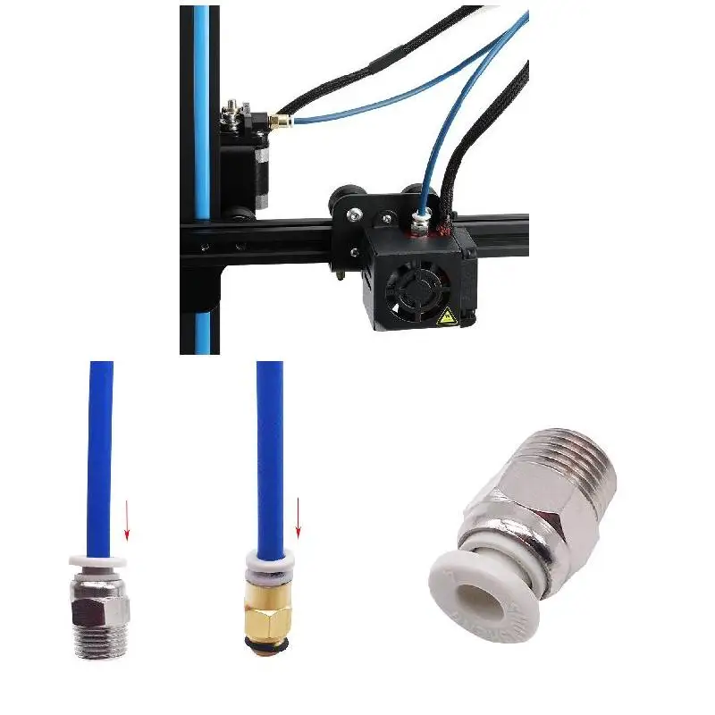 Высокое качество PTFE трубы соединители J Head Hotend нити Bowden для 3D принтеров|Детали и