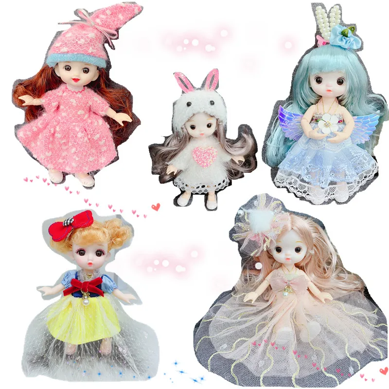 Новая кукла 16 см BJD 1/12 милый набор кукол для лица детская игрушка принцессы 13