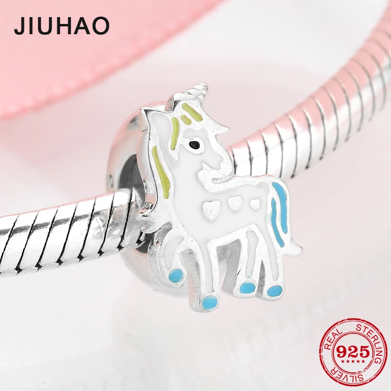 Лидер продаж Красивая миф Единорог Licorne 925 пробы серебряные разделяющие