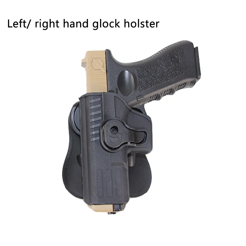 

New Tactical IMI Pistol Gun Holster for TOKYO MARUI KJW GLOCKS Right Left Hand Airsoft Belt Gun Case Military Hunting