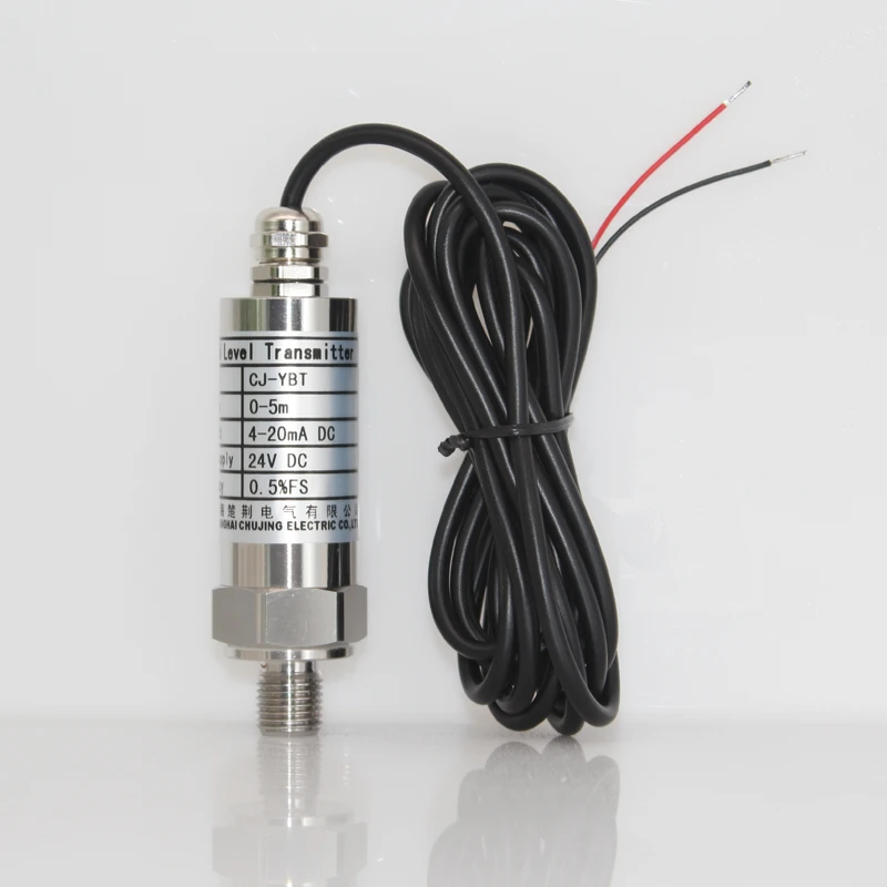 

24VDC Water depth sensor with RS485 communnication Module G1/4 thread Water level transmitter liquid level sensor
