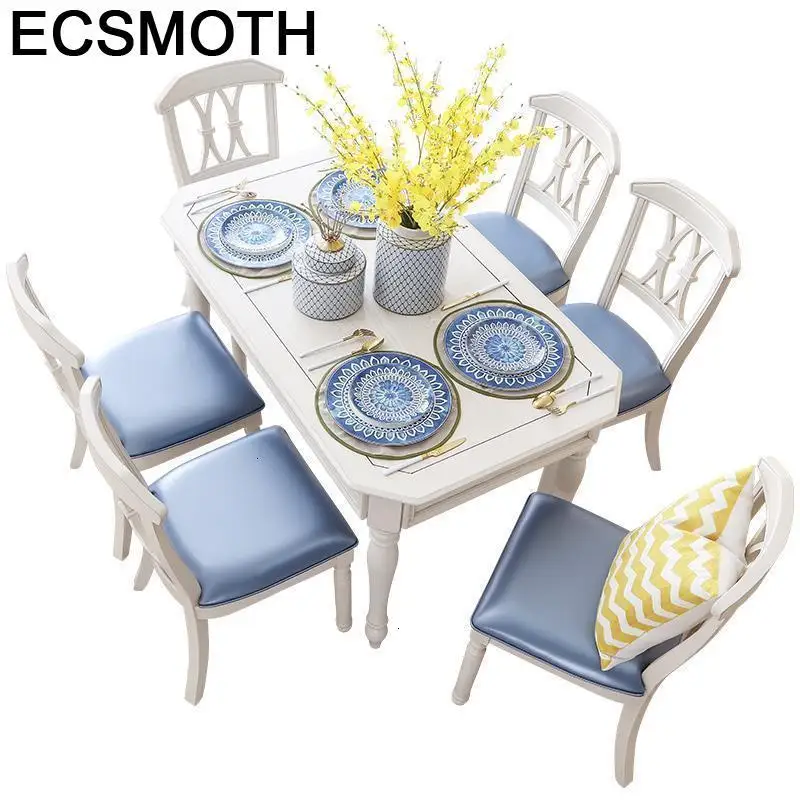 Marmol A Manger современный обеденный набор Meja Makan comeedores Mueble Juego De Esstisch деревянный стол