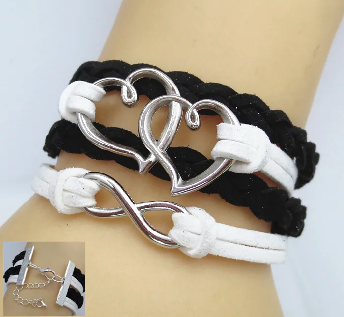 Новинка модные Многослойные браслеты из сплава темперамент бесконечности дикие