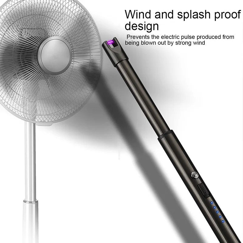 Дуговые зажигалки с зарядкой от USB Подарочная ветрозащитная электрическая