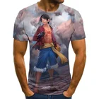 2021 летний Забавный цельный костюм для мальчиков, футболка в стиле аниме Harajuku, летняя мужская футболка, модные мужские футболки с 3D рисунком, размера плюс