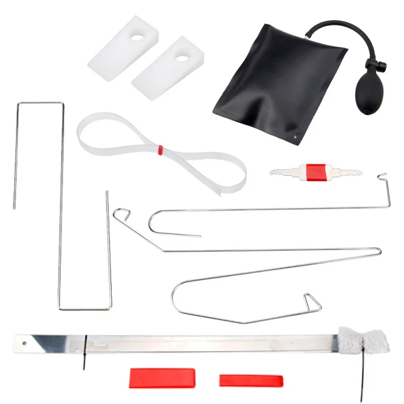 

1 комплект, универсальный автомобильный ключ для открывания и разблокировки двери + воздушный насос