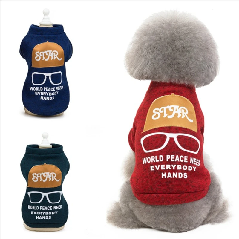

Pet fashion sweater, dog sweater, dog coat, dog clothes, small and medium dog knit jacket, pet supplies